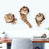 【話題】壁に貼る猫のウォールステッカーが欲しすぎる！！