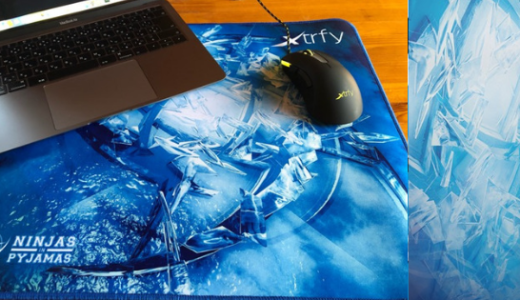 【Xtrfy XTP1 NIP ICE LARGE レビュー】よく滑りよく止まる。超クールデザインマウスパッド！